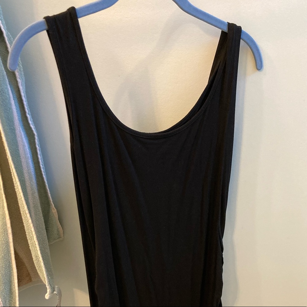 Size Medium black sleeveless Maternity dress